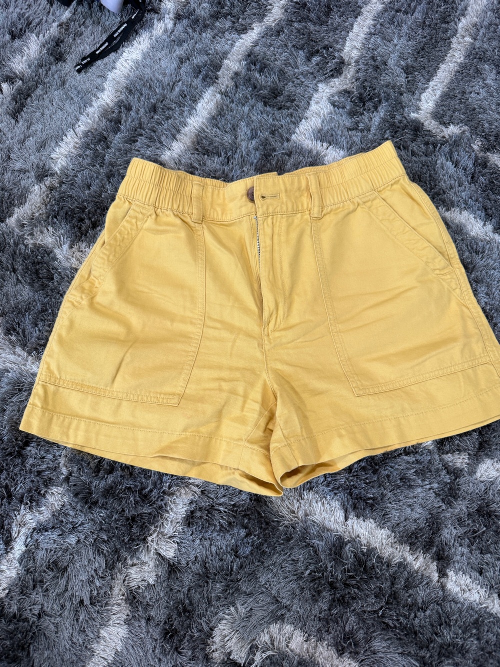 GAP Women's Mustard Yellow Bermuda Shorts